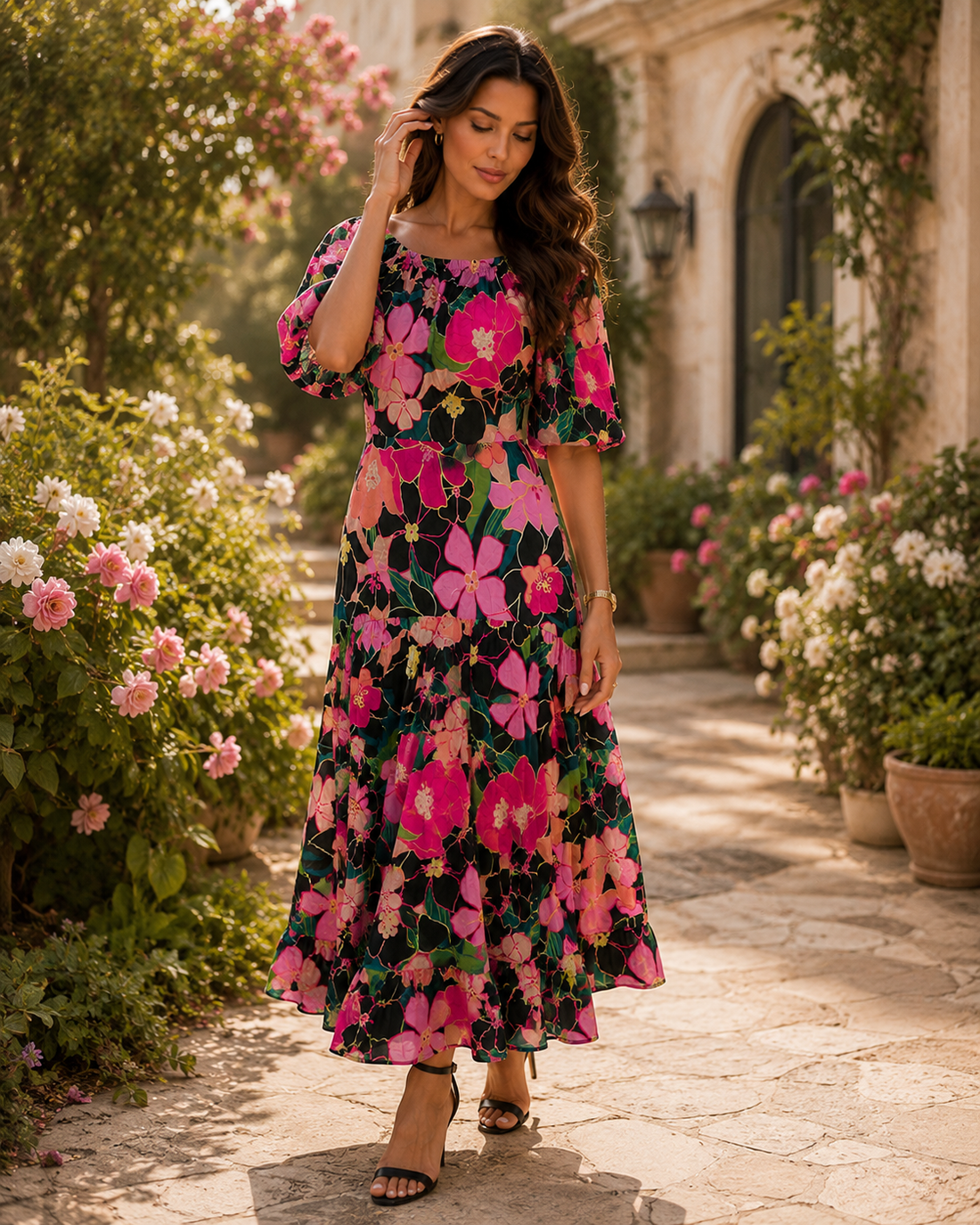 Multicolor Floral Dress