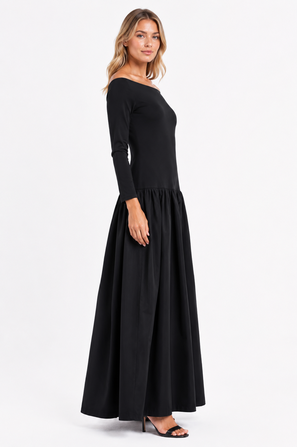 Elegant Black Maxi Dress Size 6