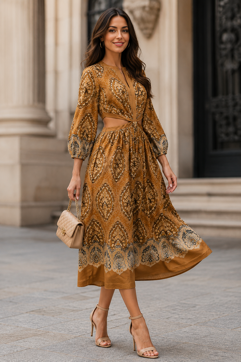 Unique boho inspired dress