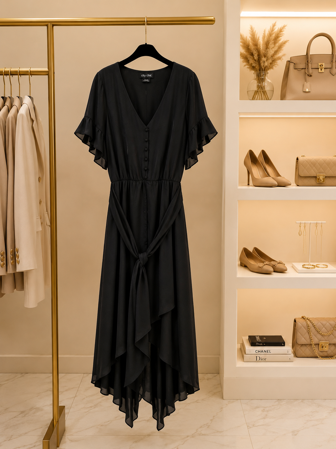 Classic black dress