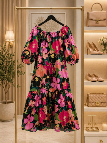 Multicolor Floral Dress