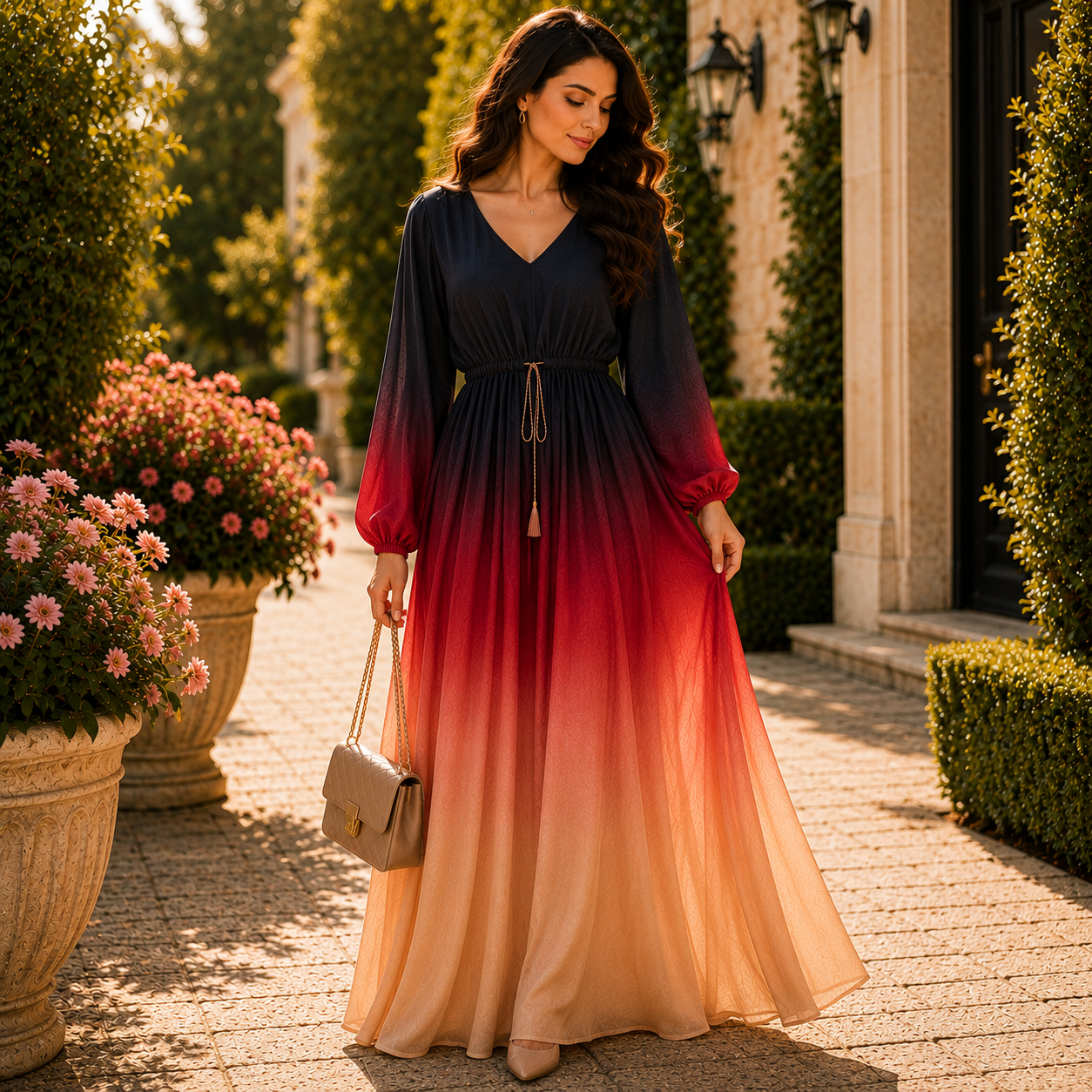 Ombre Maxi Dress