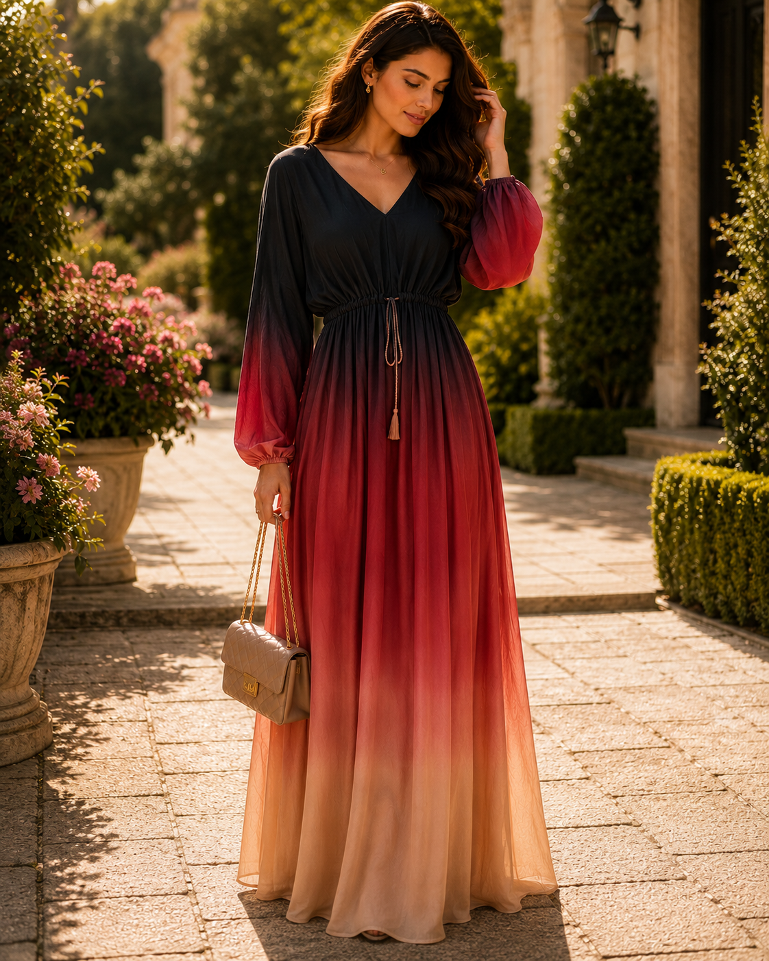 Ombre Maxi Dress