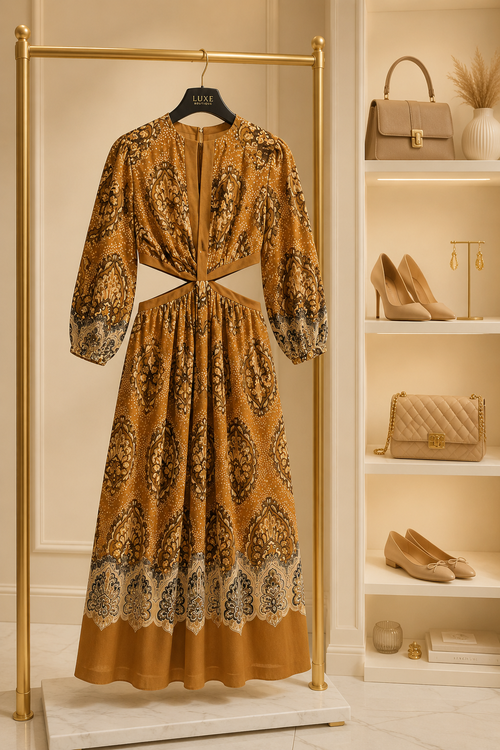 Unique boho inspired dress