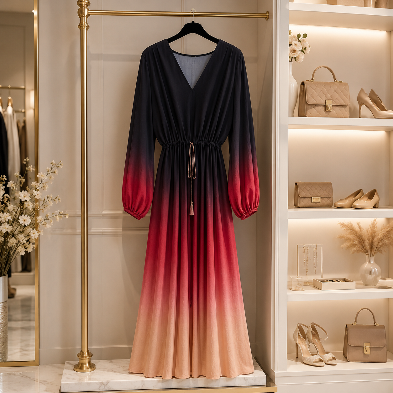 Ombre Maxi Dress