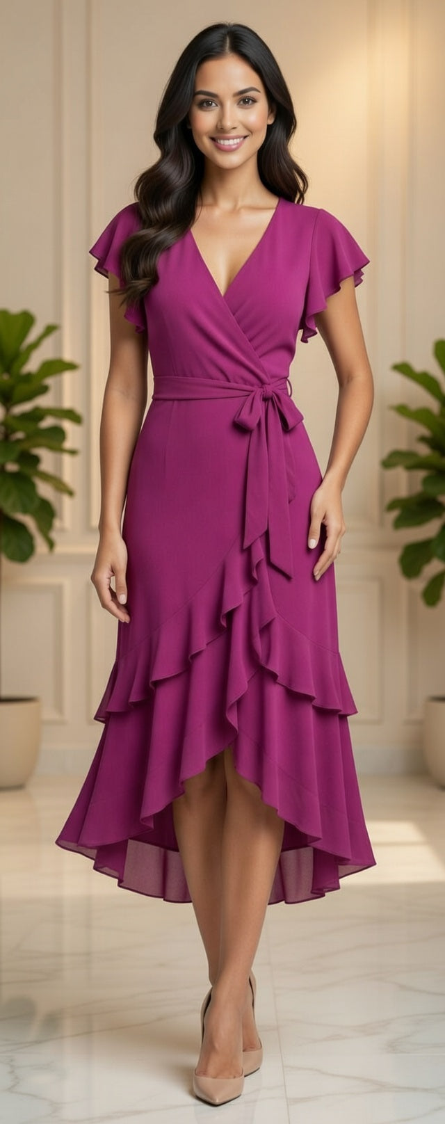 Gorgeous magenta maxi