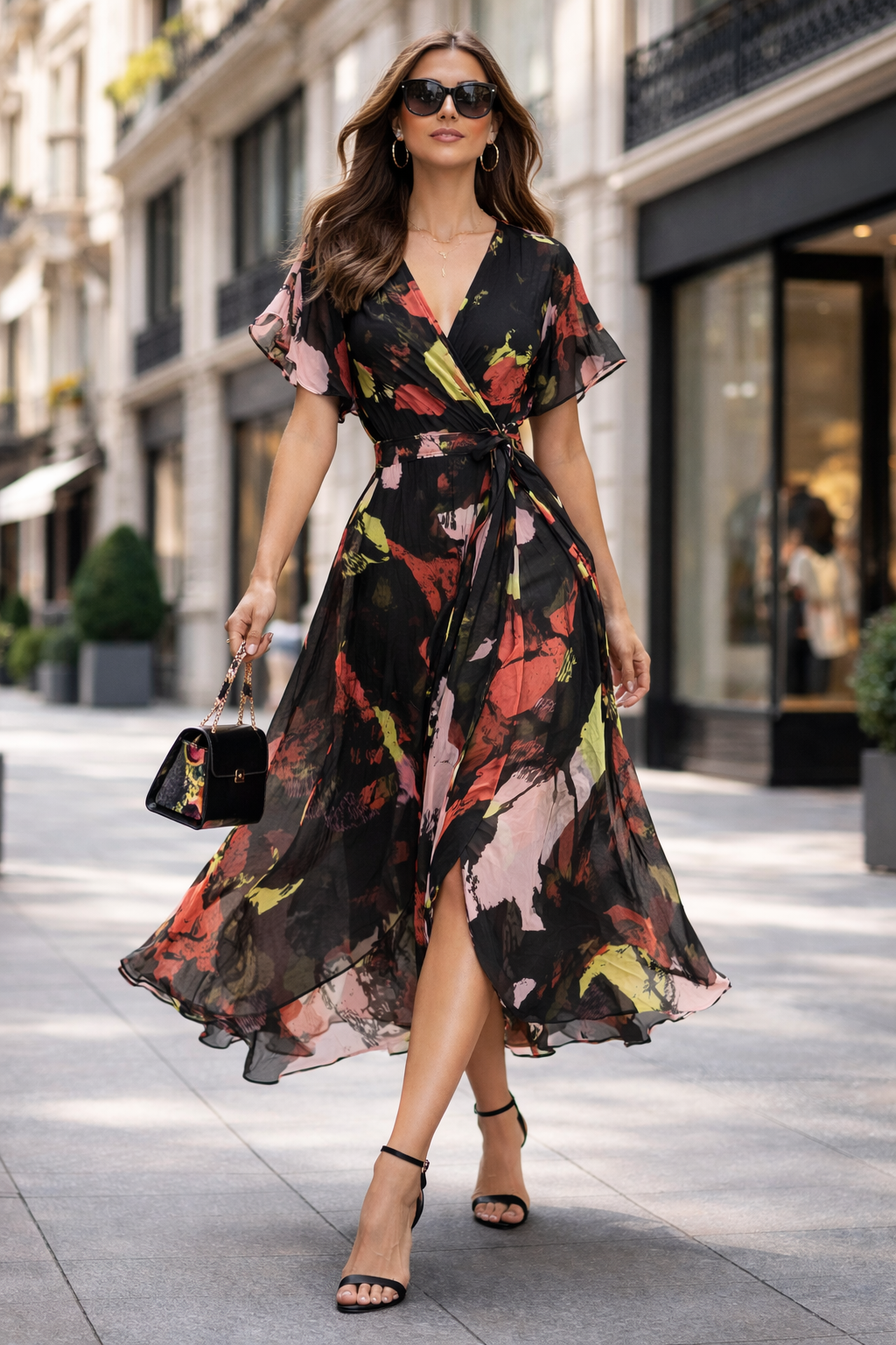 wrap-style maxi