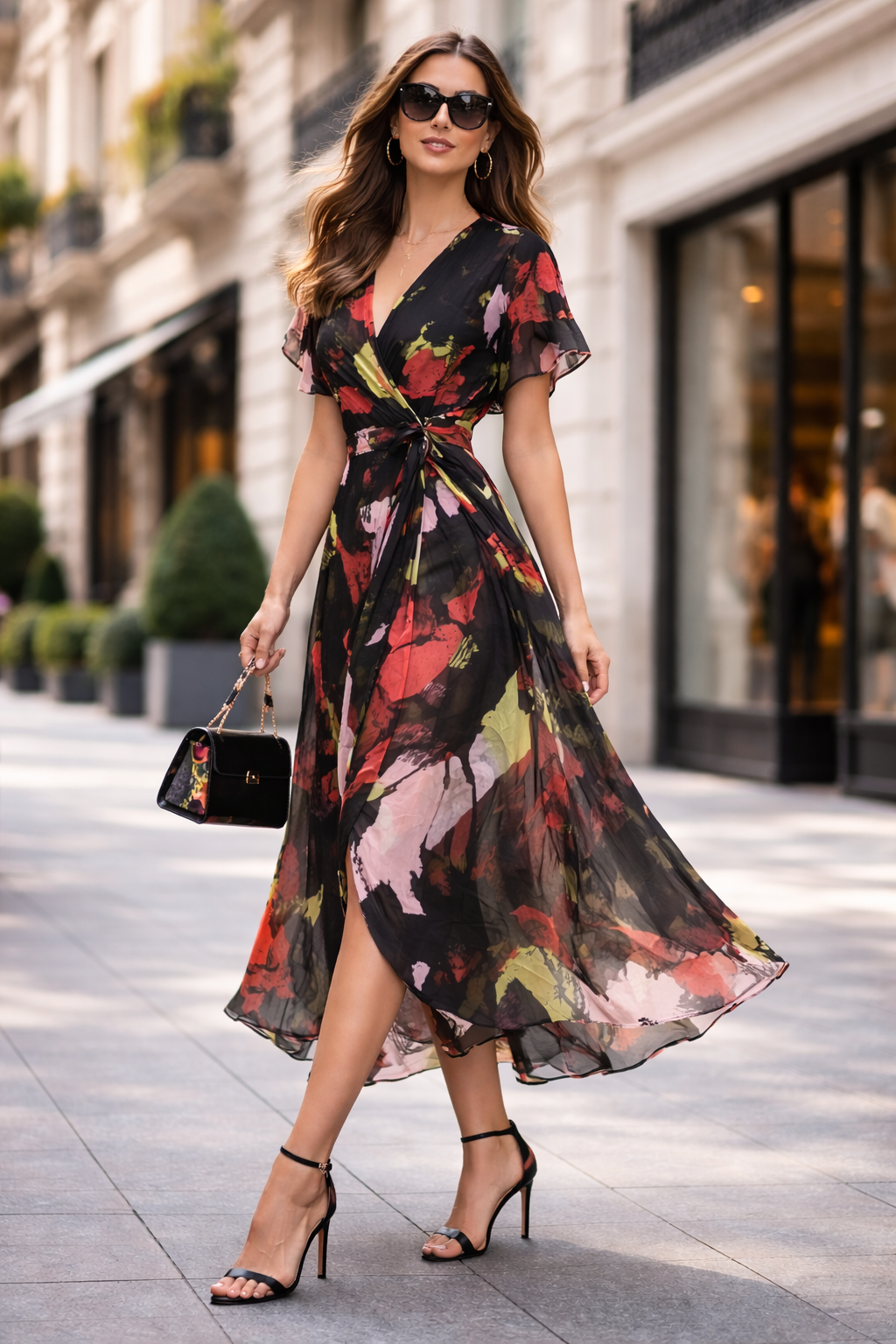 wrap-style maxi