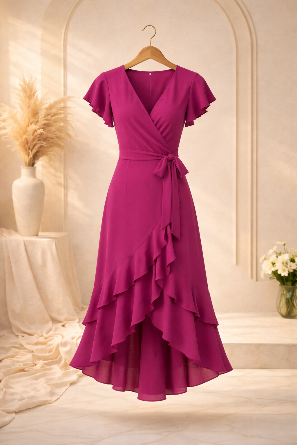 Gorgeous magenta maxi