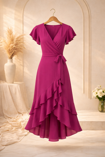 Gorgeous magenta maxi