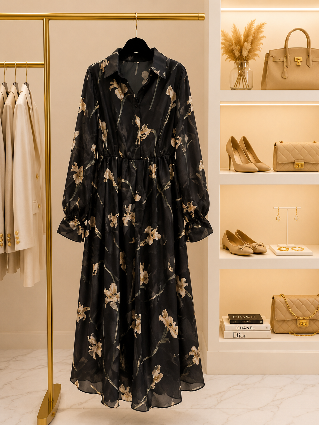 Lightweight sheer black