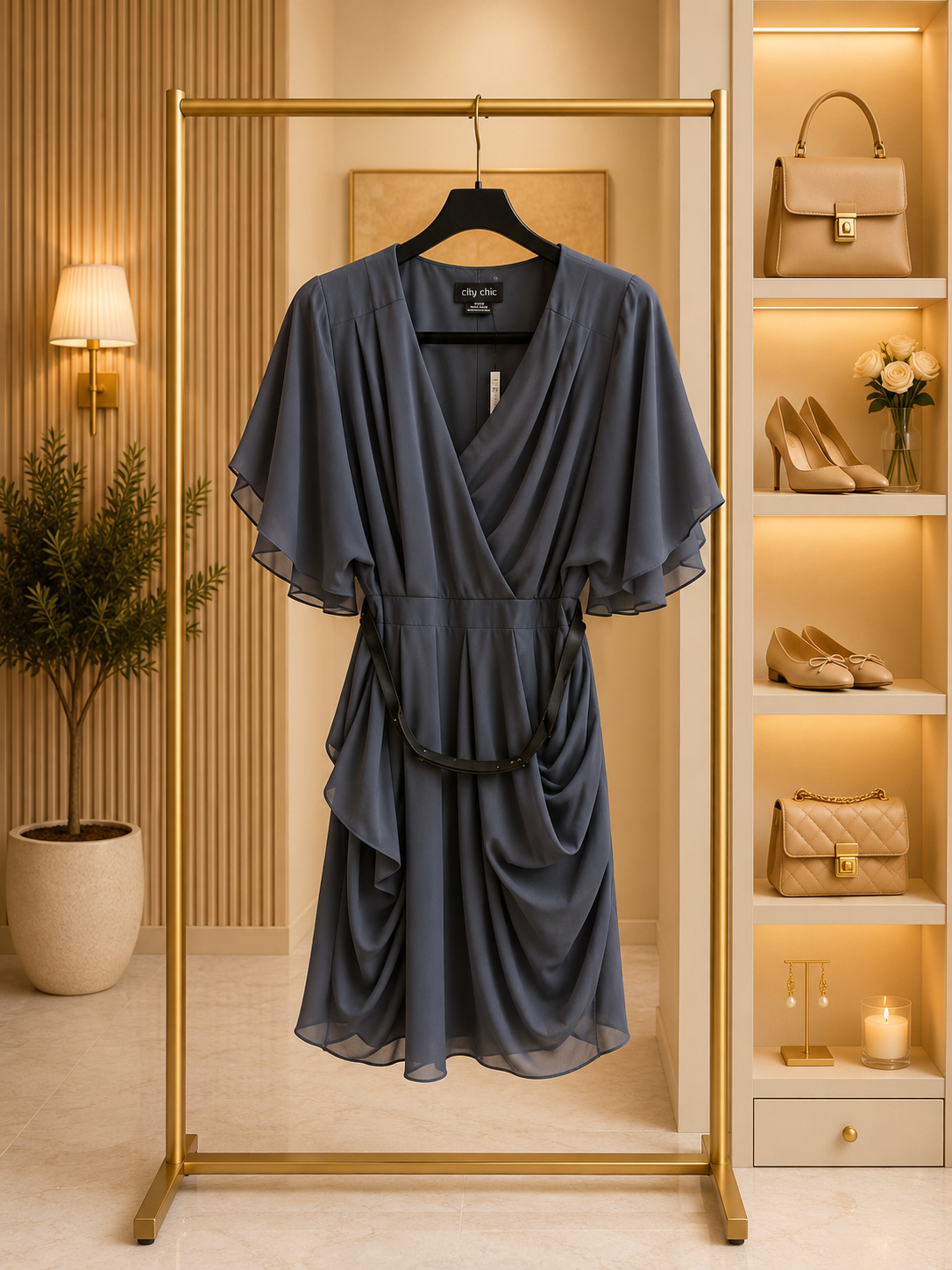Dark Gray Dress&nbsp